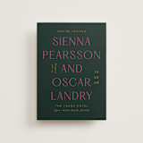 "Miami" - Wedding Invitations in Bird of Paradise by Ashley DeMeyere - Front