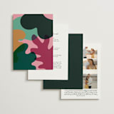 "Miami" - Wedding Invitations in Bird of Paradise by Ashley DeMeyere - Back of Card Options