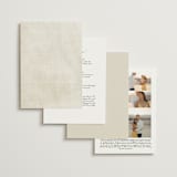 "Camille" - Wedding Invitations in Stone by Jackie Crawford - Back of Card Options