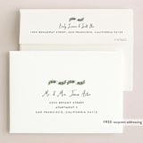 "Krafted Florals" - Wedding Invitations in Blush by Lehan Veenker - FREE Recipient Addressing