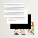 "Signed" - Wedding Invitations in Pearl by Roxy Cervantes - Back of Card Options