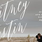 "Signed" - Wedding Invitations in Pearl by Roxy Cervantes - Detail