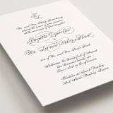 "One and Only" - Wedding Invitations in Classic Bride by Design Lotus - Detail