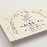 "Sealed" - Wedding Invitations in Daisy by Baumbirdy - Detail