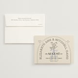 "Sealed" - Wedding Invitations in Daisy by Baumbirdy - Invitation with Envelope