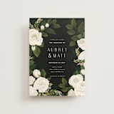 "Rose Garden" - Wedding Invitations in Porcelain by Susan Moyal - Front