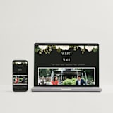 "Rose Garden" - Wedding Invitations in Porcelain by Susan Moyal - FREE Wedding Website