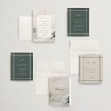 "Vista" - Wedding Invitations in Forest by Melanie Severin - Invitation Suite