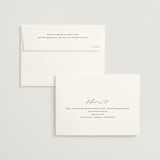 "Align" - Wedding Invitations in Cotton by Jennifer Postorino - FREE Recipient Addressing