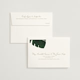 "Palm" - Wedding Invitations in Classic Palm by Kaydi Bishop - FREE Recipient Addressing
