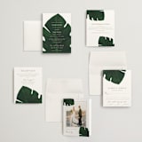 "Palm" - Wedding Invitations in Classic Palm by Kaydi Bishop - Invitation Suite