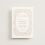 "Extravagant" - Wedding Invitations in Natural by Jessie Steury - Front