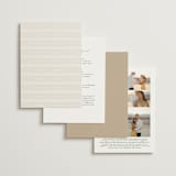 "Extravagant" - Wedding Invitations in Natural by Jessie Steury - Back of Card Options