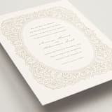 "Extravagant" - Wedding Invitations in Natural by Jessie Steury - Detail