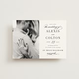 "Charming" - Wedding Invitations in Pearl by AK Graphics - Front