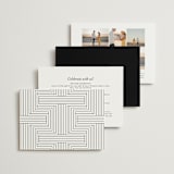 "Charming" - Wedding Invitations in Pearl by AK Graphics - Back of Card Options