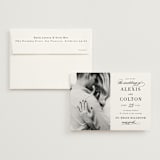 "Charming" - Wedding Invitations in Pearl by AK Graphics - Invitation with Envelope