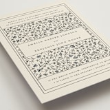 "Hansen" - Wedding Invitations in Almond by Stephanie Hawkes - Detail