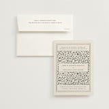 "Hansen" - Wedding Invitations in Almond by Stephanie Hawkes - Invitation with Envelope