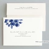 "Cornflower Wedding" - Wedding Invitations in Periwinkle by Chris Griffith - FREE Recipient Addressing