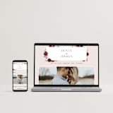 "Emyn" - Wedding Invitations in Burgundy by Itsy Belle Studio - FREE Wedding Website