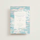 "Glisten" - Wedding Invitations in Rose Quartz by Sam Dubeau - Front