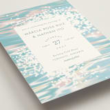 "Glisten" - Wedding Invitations in Rose Quartz by Sam Dubeau - Detail