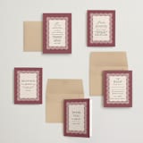 "Chantilly" - Wedding Invitations in Mauve by Erica Krystek - Invitation Suite