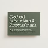 "Highlights" - Wedding Invitations in Forest by Jackie Crawford - Front