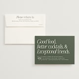 "Highlights" - Wedding Invitations in Forest by Jackie Crawford - Invitation with Envelope