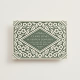 "Floral Diamond" - Wedding Invitations in Eucalyptus by Katharine Watson - Front