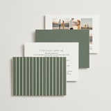 "Floral Diamond" - Wedding Invitations in Eucalyptus by Katharine Watson - Back of Card Options