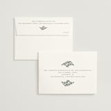"Floral Diamond" - Wedding Invitations in Eucalyptus by Katharine Watson - FREE Recipient Addressing