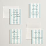 "Island Palm" - Wedding Invitations in Low Tide by Susan Zinader - Invitation Suite