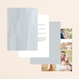 "Botanical Frame" - Wedding Invitations in Fern by Kate Ahn - Back of Card Options