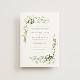 "Verdure" - Wedding Invitations in Garden by Leah Bisch - Front