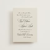 "Old Fashioned" - Wedding Invitations in Night by Ani Somi - Front