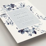 "Love Story" - Wedding Invitations in Indigo by Leah Bisch - Detail