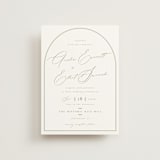 "Amelia" - Wedding Invitations in Olive by Kristie Kern - Front