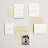 "Amelia" - Wedding Invitations in Olive by Kristie Kern - Invitation Suite