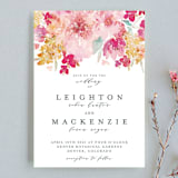 "Spring Garden" - Wedding Invitations in Petal by Grace Kreinbrink - Front