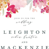 "Spring Garden" - Wedding Invitations in Petal by Grace Kreinbrink - Detail