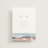 "waves" - Wedding Invitations in Beachy by Pixel and Hank - Front