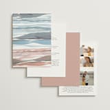 "waves" - Wedding Invitations in Beachy by Pixel and Hank - Back of Card Options