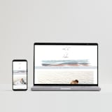 "waves" - Wedding Invitations in Beachy by Pixel and Hank - FREE Wedding Website