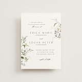 "Fleur" - Wedding Invitations in Lily by Everett Paper Goods - Front