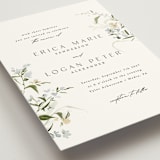 "Fleur" - Wedding Invitations in Lily by Everett Paper Goods - Detail