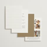 "Classic decorum" - Wedding Invitations in Golden by Stacey Meacham - Back of Card Options