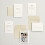 "Classic decorum" - Wedding Invitations in Golden by Stacey Meacham - Invitation Suite