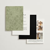 "Kota" - Wedding Invitations in Onyx by Nazia Hyder - Back of Card Options